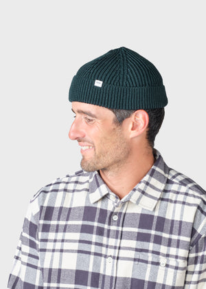 Klitmøller Collective ApS Fine short beanie Beanies Olive