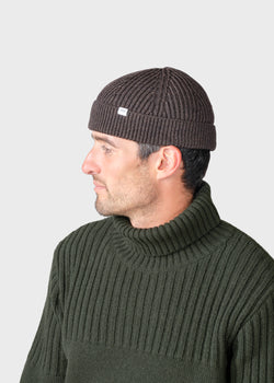 Klitmøller Collective ApS Fine short beanie Beanies Taupe