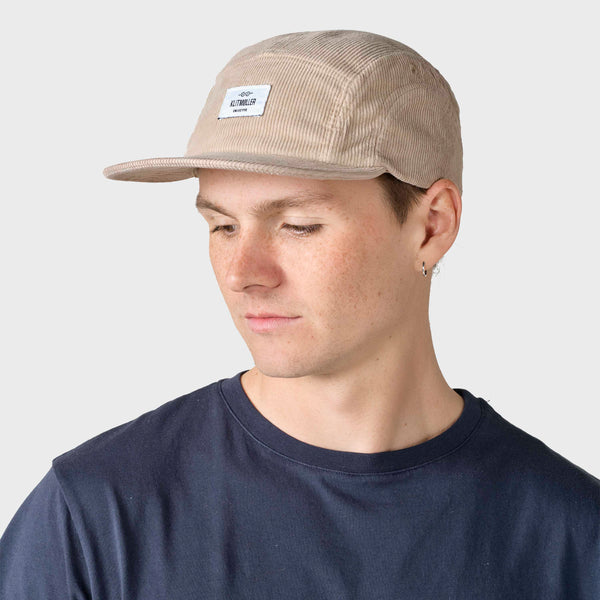 Five panel corduroy cap Sand klitmollercollective