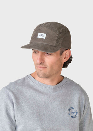 Klitmøller Collective ApS Five panel corduroy cap Caps Taupe
