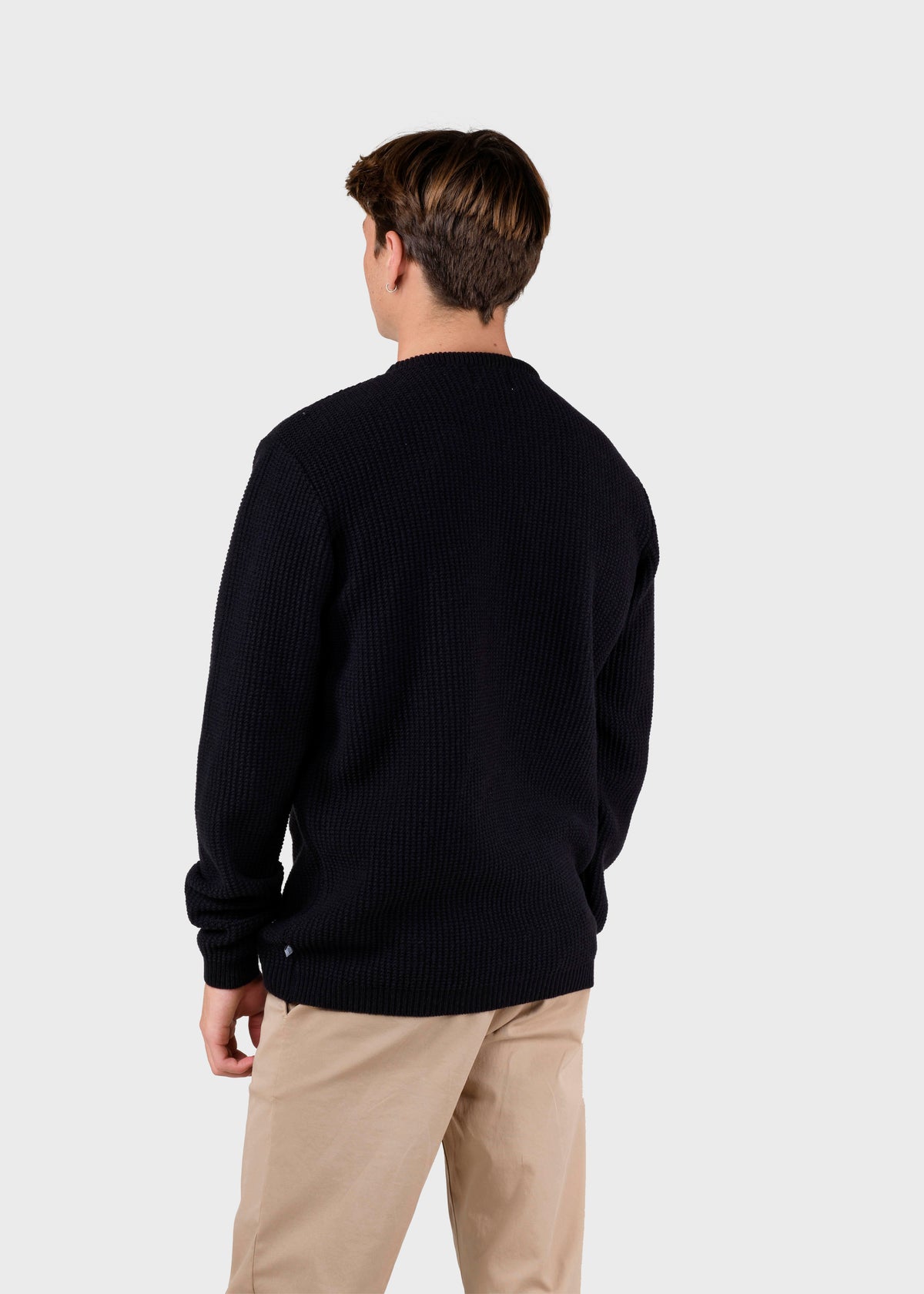 Klitmøller Collective ApS Frede knit Knitted sweaters Black