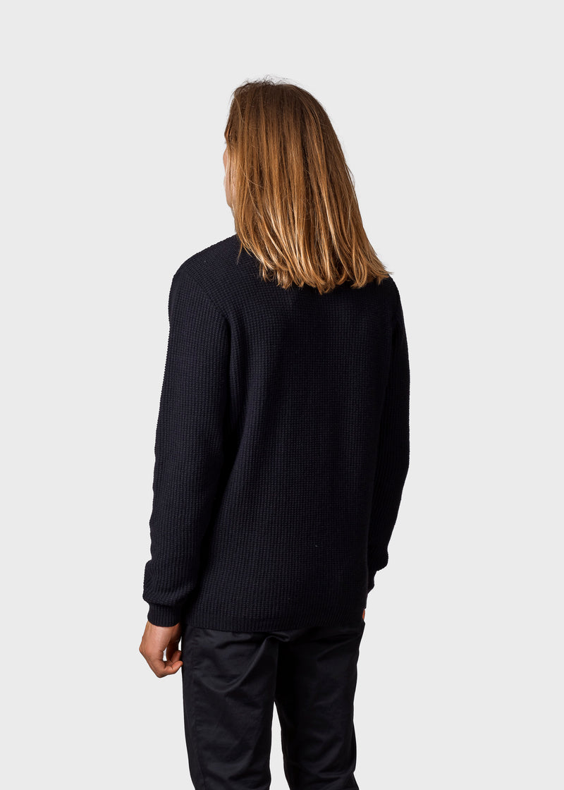 Klitmøller Collective ApS Frede knit Knitted sweaters Black