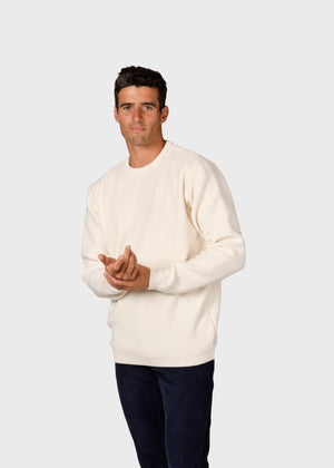 Klitmøller Collective ApS Frede knit Knitted sweaters Cream