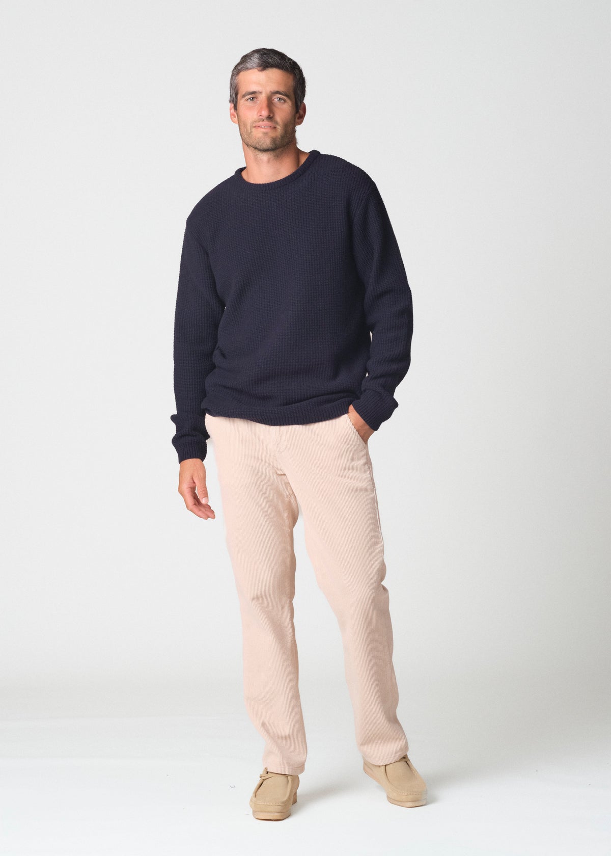 Klitmøller Collective ApS Frede knit Knitted sweaters Navy