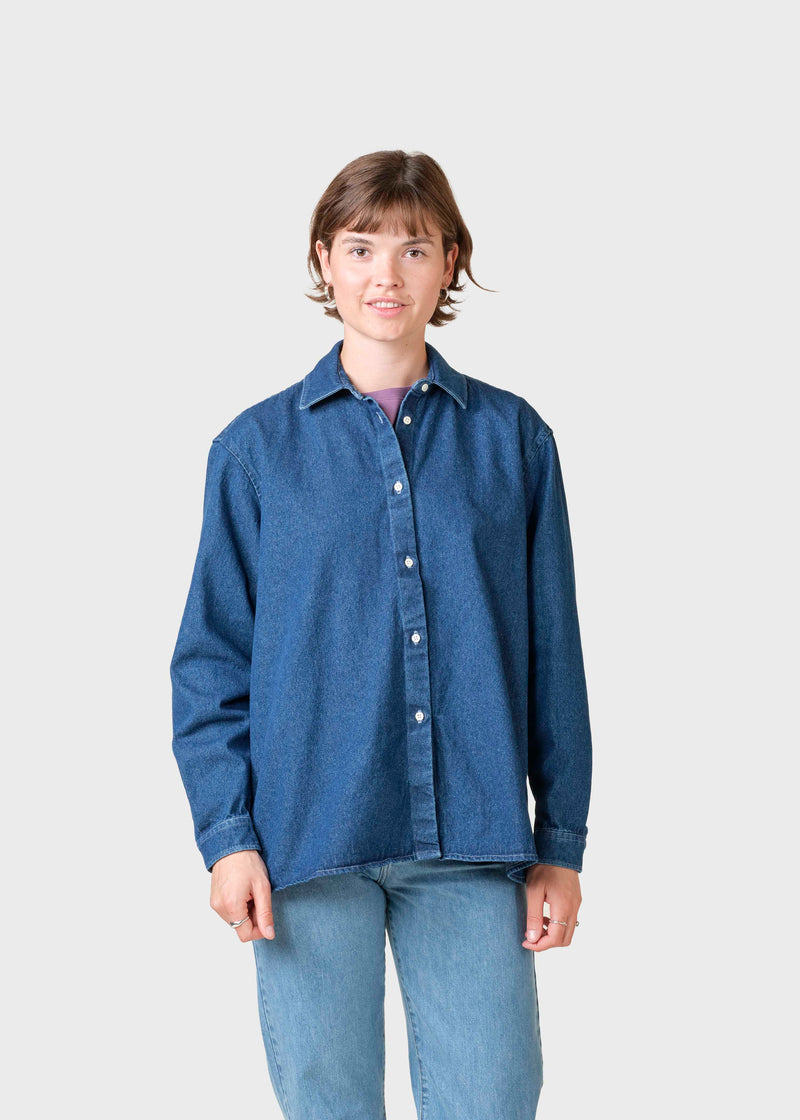 Klitmøller Collective ApS Freja shirt Shirts Medium stonewash denim