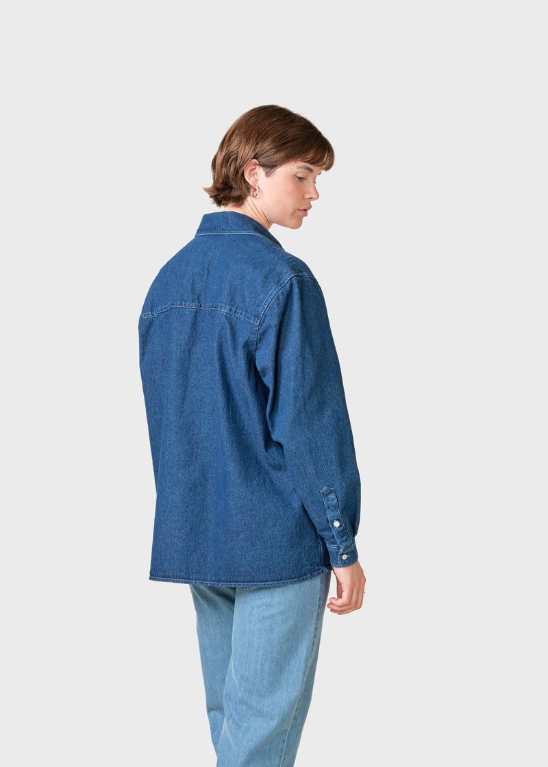 Klitmøller Collective ApS Freja shirt Shirts Medium stonewash denim