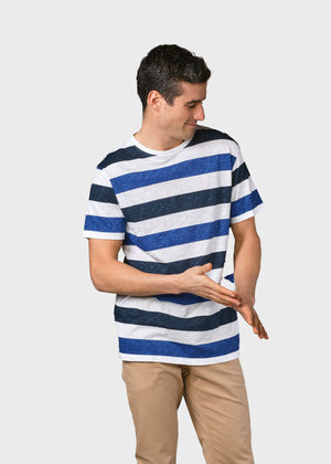 Klitmøller Collective ApS George tee T-Shirts Navy/ocean