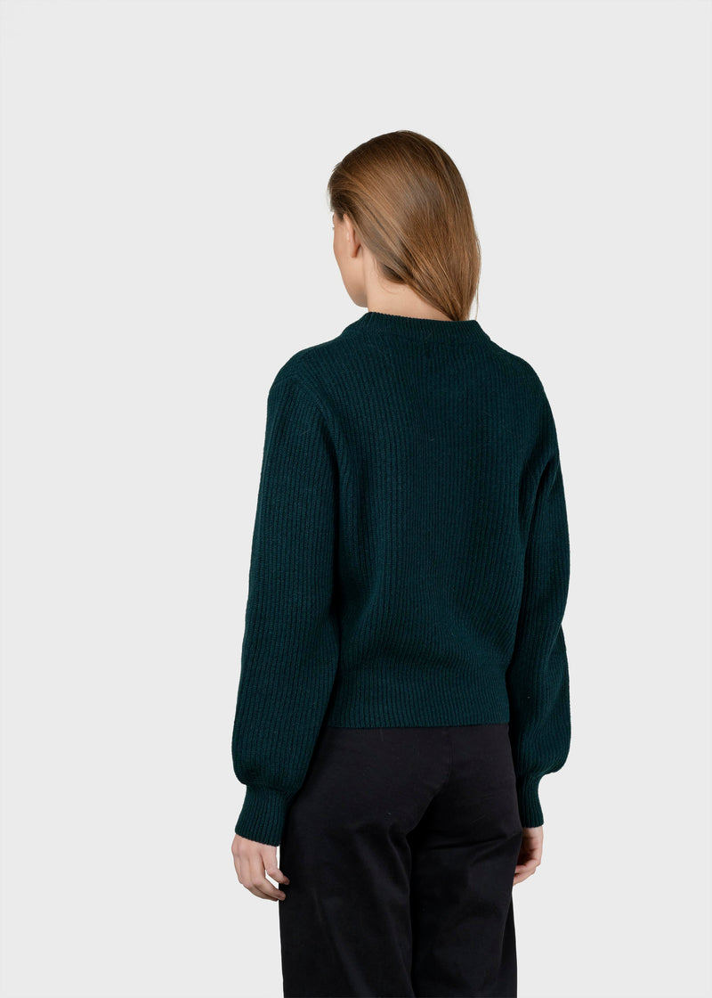 Klitmøller Collective ApS Gerda knit Knitted sweaters Moss Green