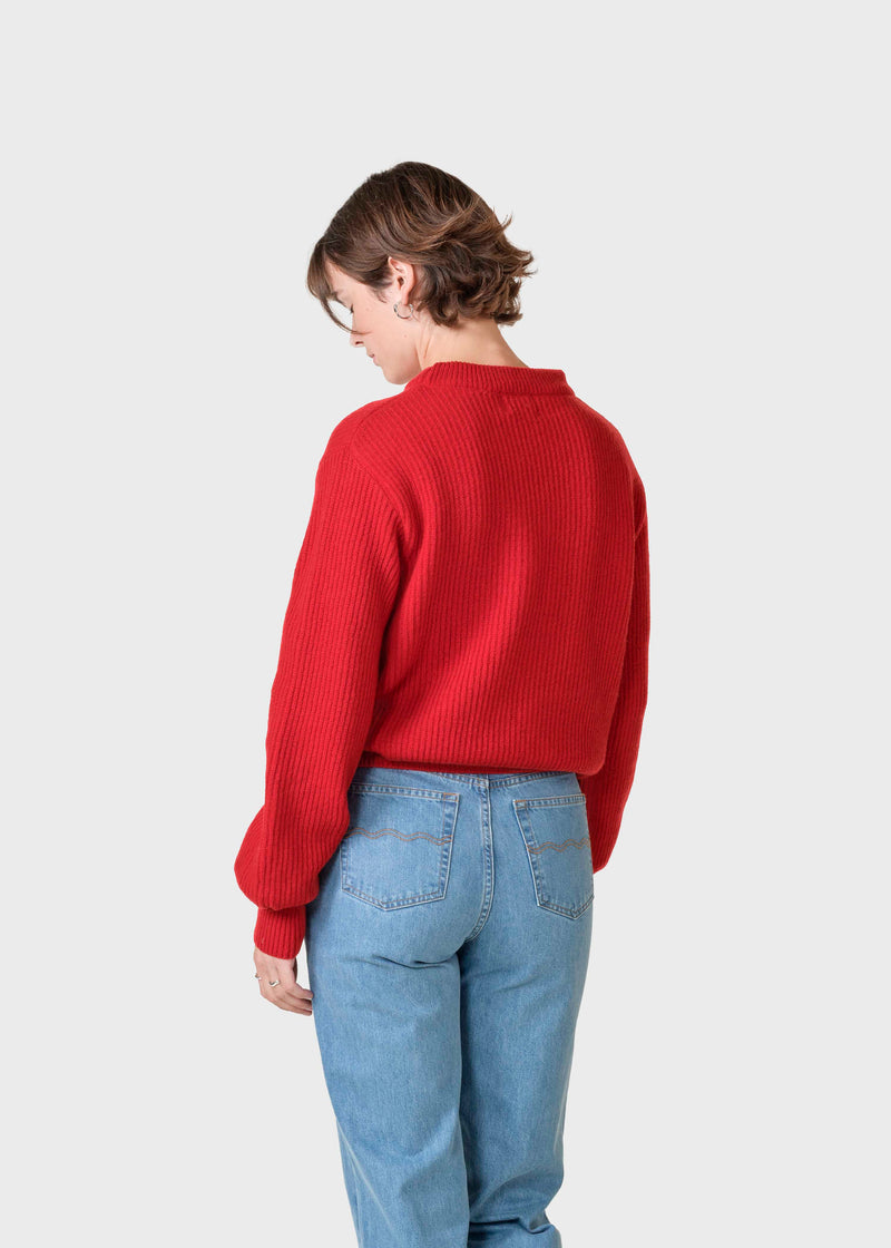 Klitmøller Collective ApS Gerda knit Knitted sweaters Red