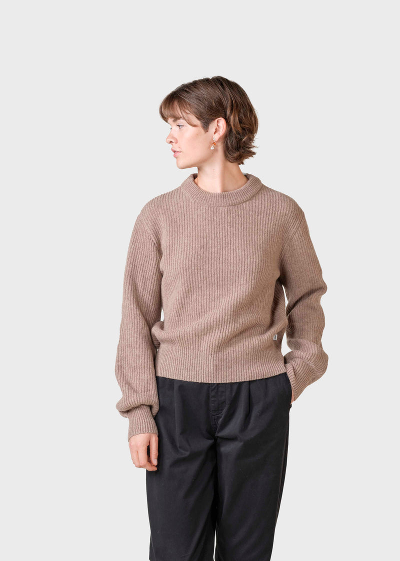 Klitmøller Collective ApS Gerda knit Knitted sweaters Sand