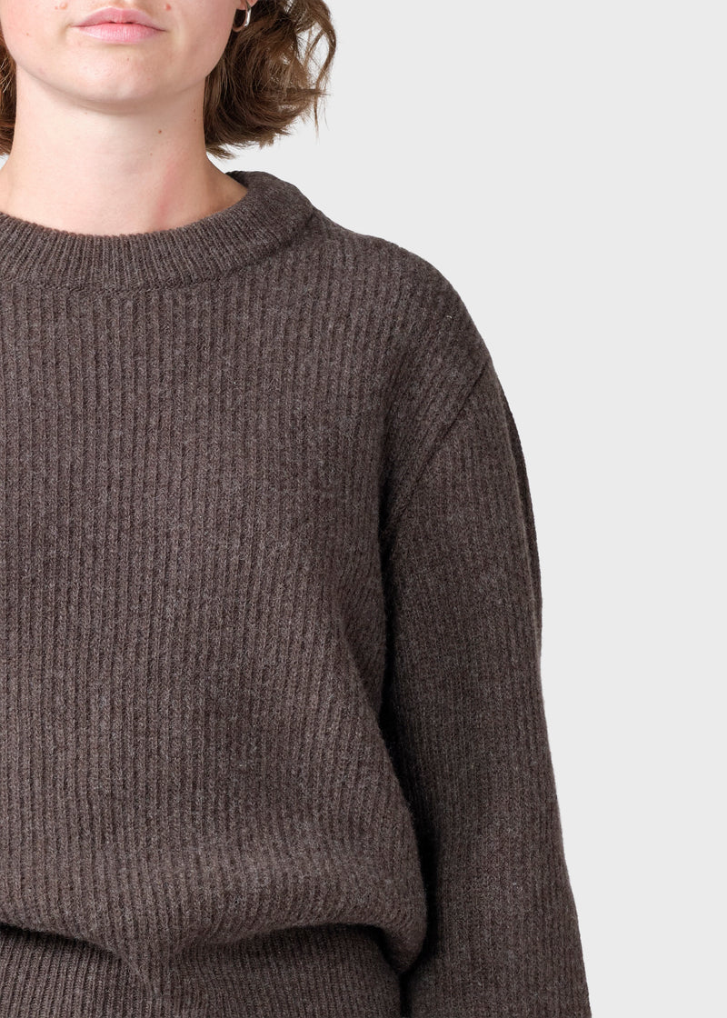 Klitmøller Collective ApS Gerda knit Knitted sweaters Taupe