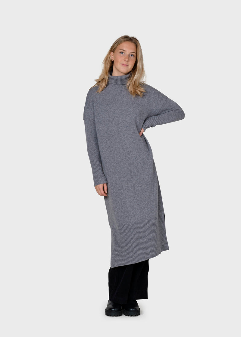Gro knit dress - Light grey klitmollercollective.com Gro knit dress - Light grey klitmollercollective.com