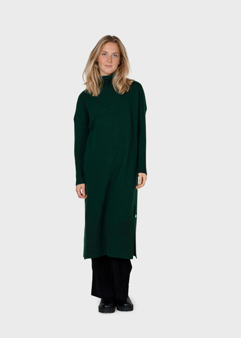 Gro knit dress - Moss Green klitmollercollective.com Gro knit dress - Moss Green klitmollercollective.com