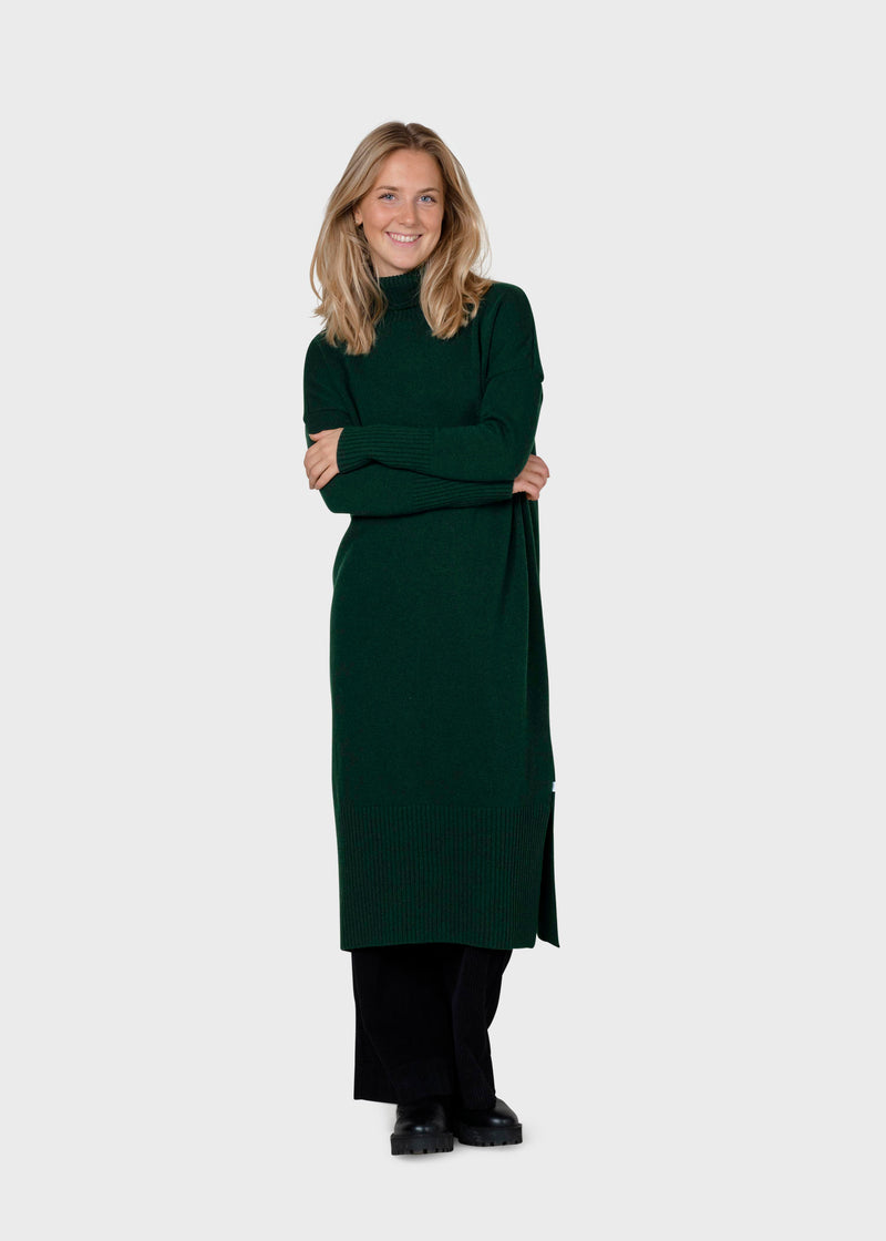 Gro knit dress - Moss Green klitmollercollective.com Gro knit dress - Moss Green klitmollercollective.com