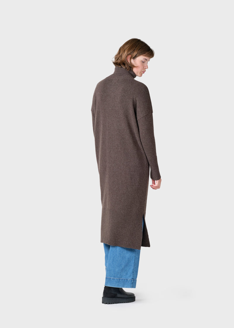 Klitmøller Collective ApS Gro knit dress Knitted sweaters Taupe