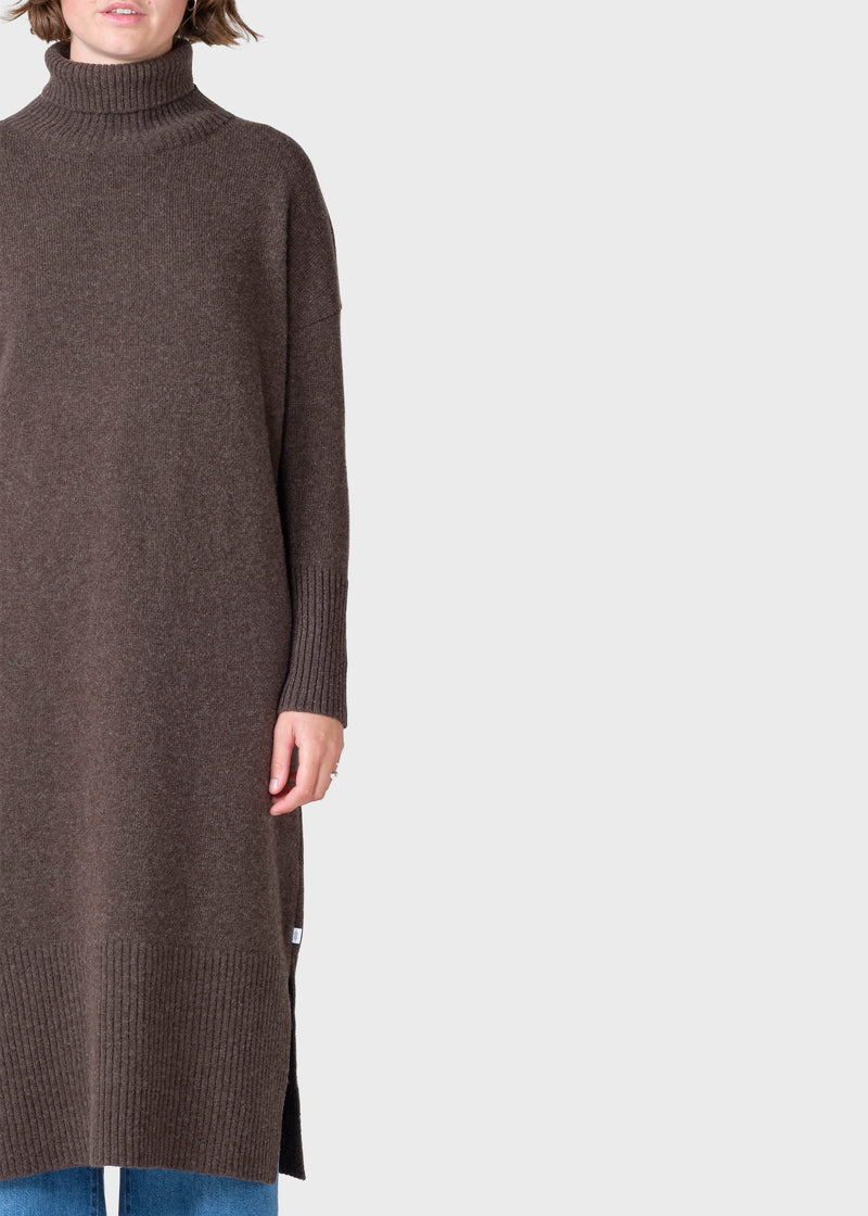 Klitmøller Collective ApS Gro knit dress Knitted sweaters Taupe