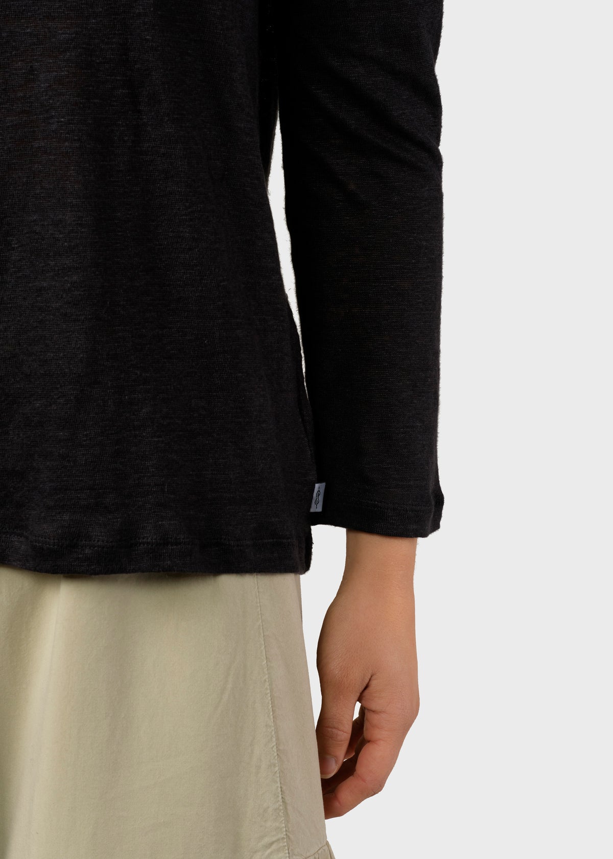 Klitmøller Collective ApS Gudrun LS tee T-Shirts Black
