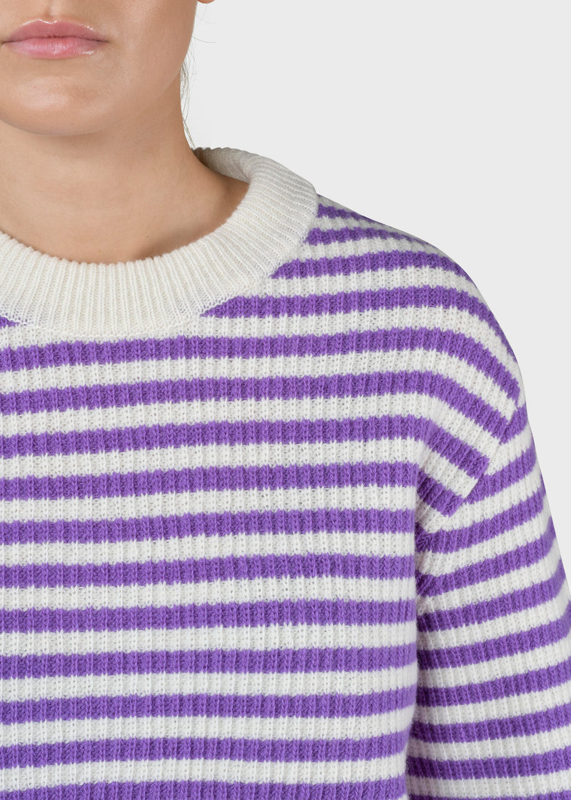 Klitmøller Collective ApS Gunilla knit Knitted sweaters Cream/lilac