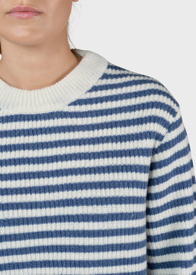 Klitmøller Collective ApS Gunilla knit Knitted sweaters Cream/ocean