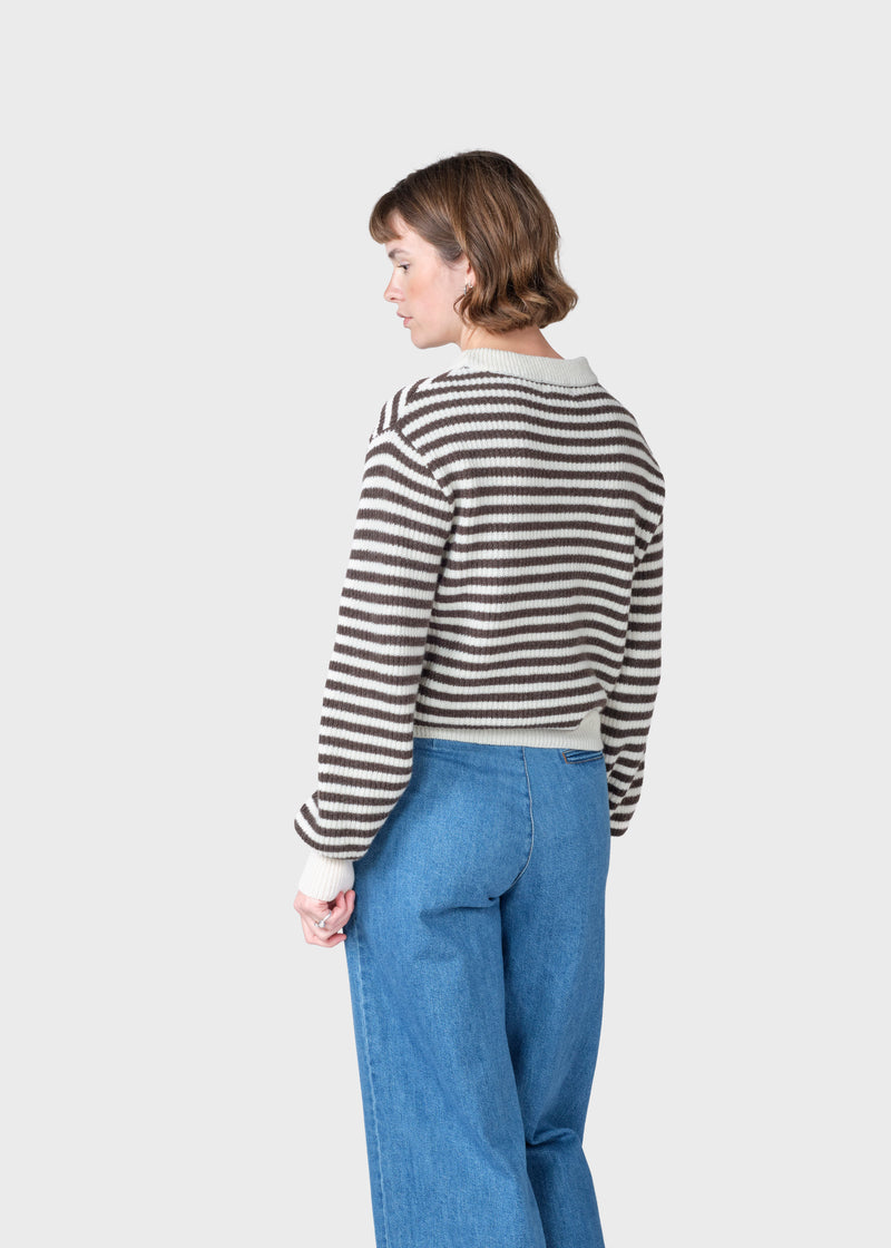 Klitmøller Collective ApS Gunilla knit Knitted sweaters Taupe/cream
