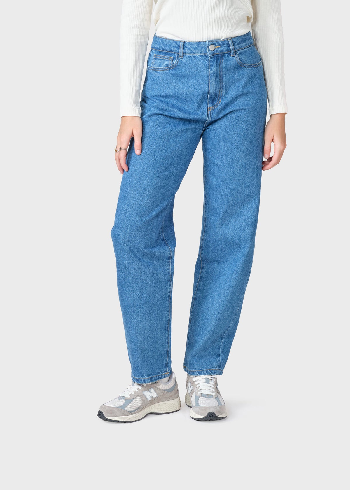 Klitmøller Collective ApS Gwen denim pants GOTS Pants Light blue stonewash