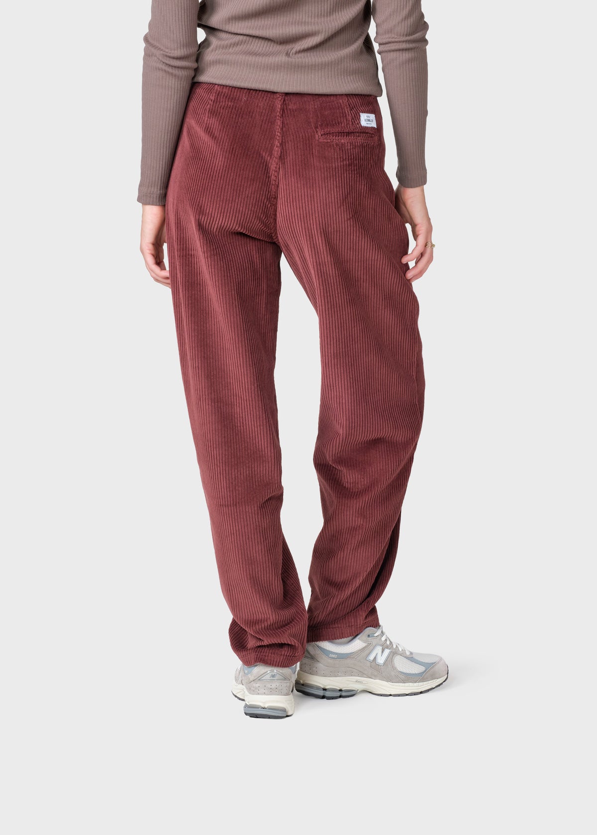 Klitmøller Collective ApS Gwen jumbo corduroy pants GOTS Pants Burgundy