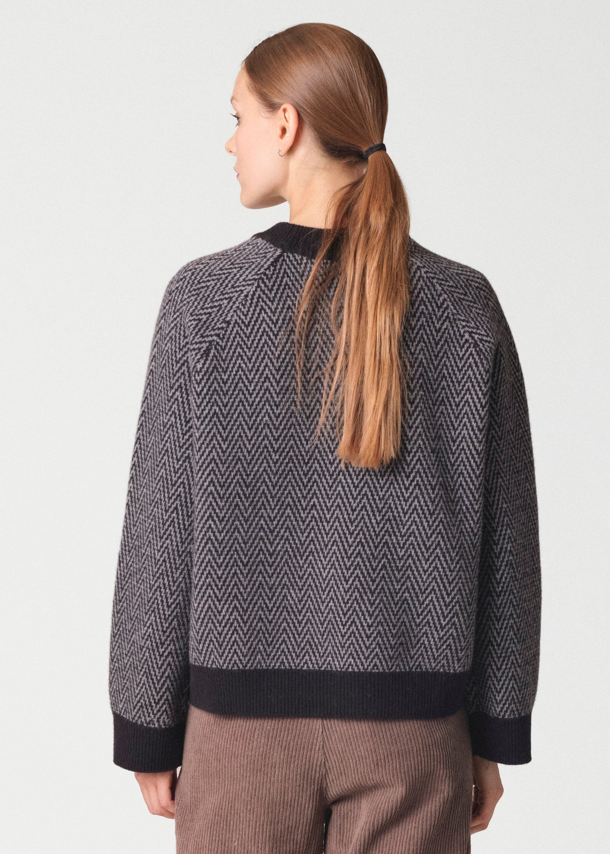 Klitmøller Collective ApS Hanne knit Knitted sweaters Light grey/black