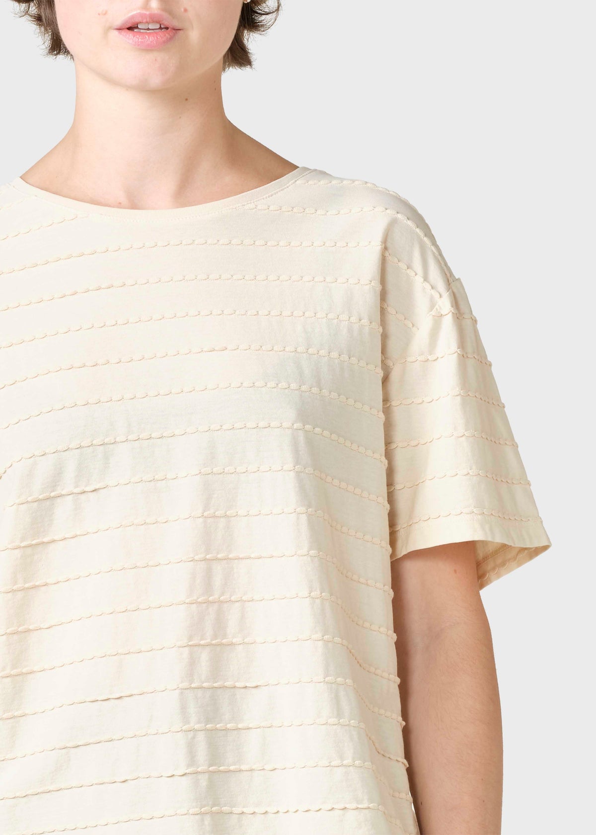 Klitmøller Collective ApS Harper tee OCS T-Shirts Cream