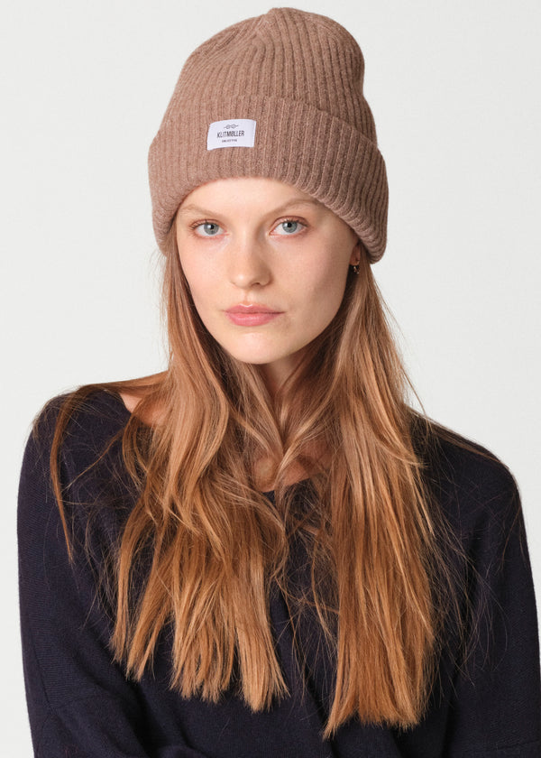 Five panel herringbone cap - Navy/black – klitmollercollective.com