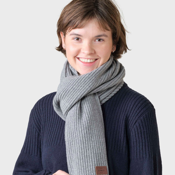 小物 SERAPIS GREY/CIEL KNIT SCARF SERAPIS GREY/CIEL KNIT SCARF