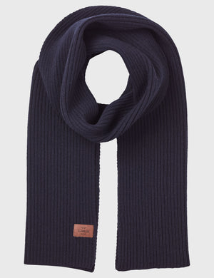 Klitmøller Collective ApS Heavy rib scarf Scarfs Navy