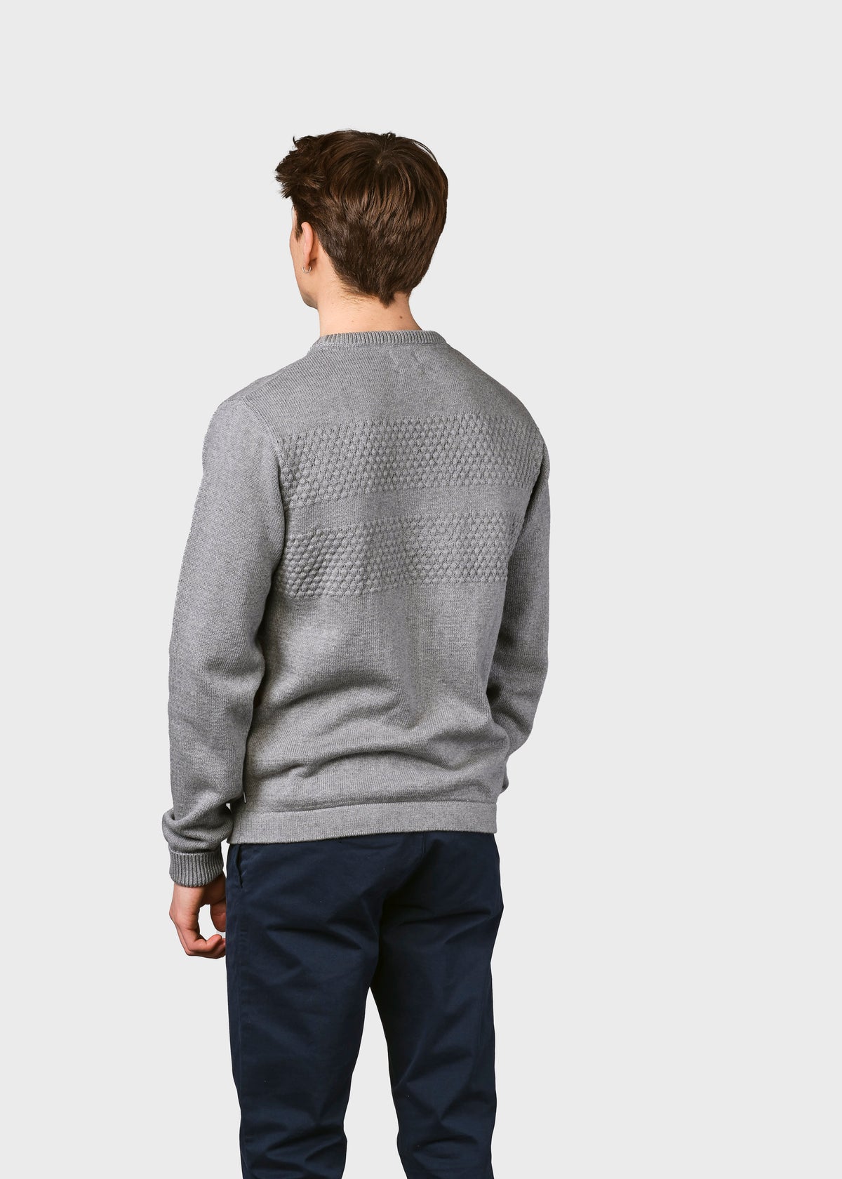 Klitmøller Collective ApS Herbert knit Knitted sweaters Light grey