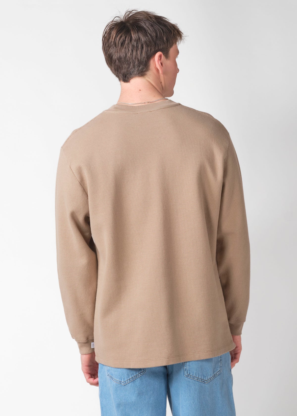 Klitmøller Collective ApS Hudson LS tee OCS Sweatshirts Cashew