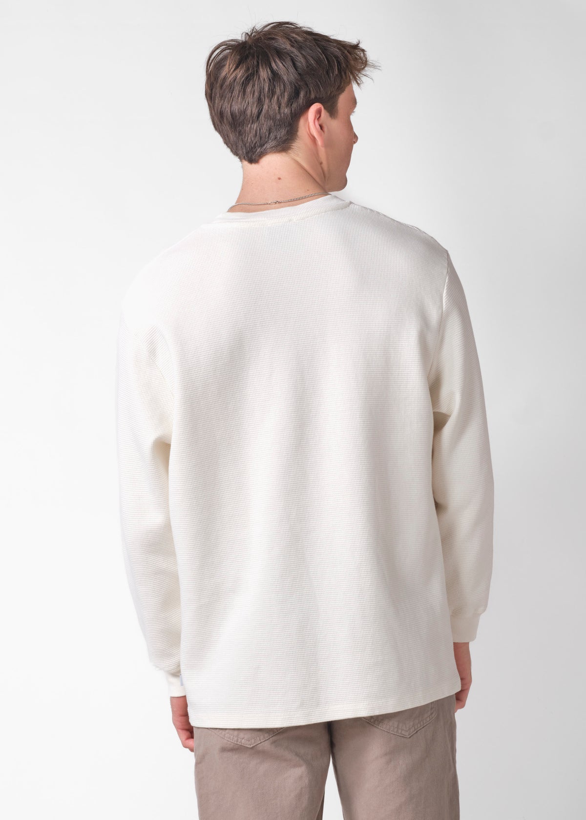 Klitmøller Collective ApS Hudson LS tee OCS Sweatshirts Cream