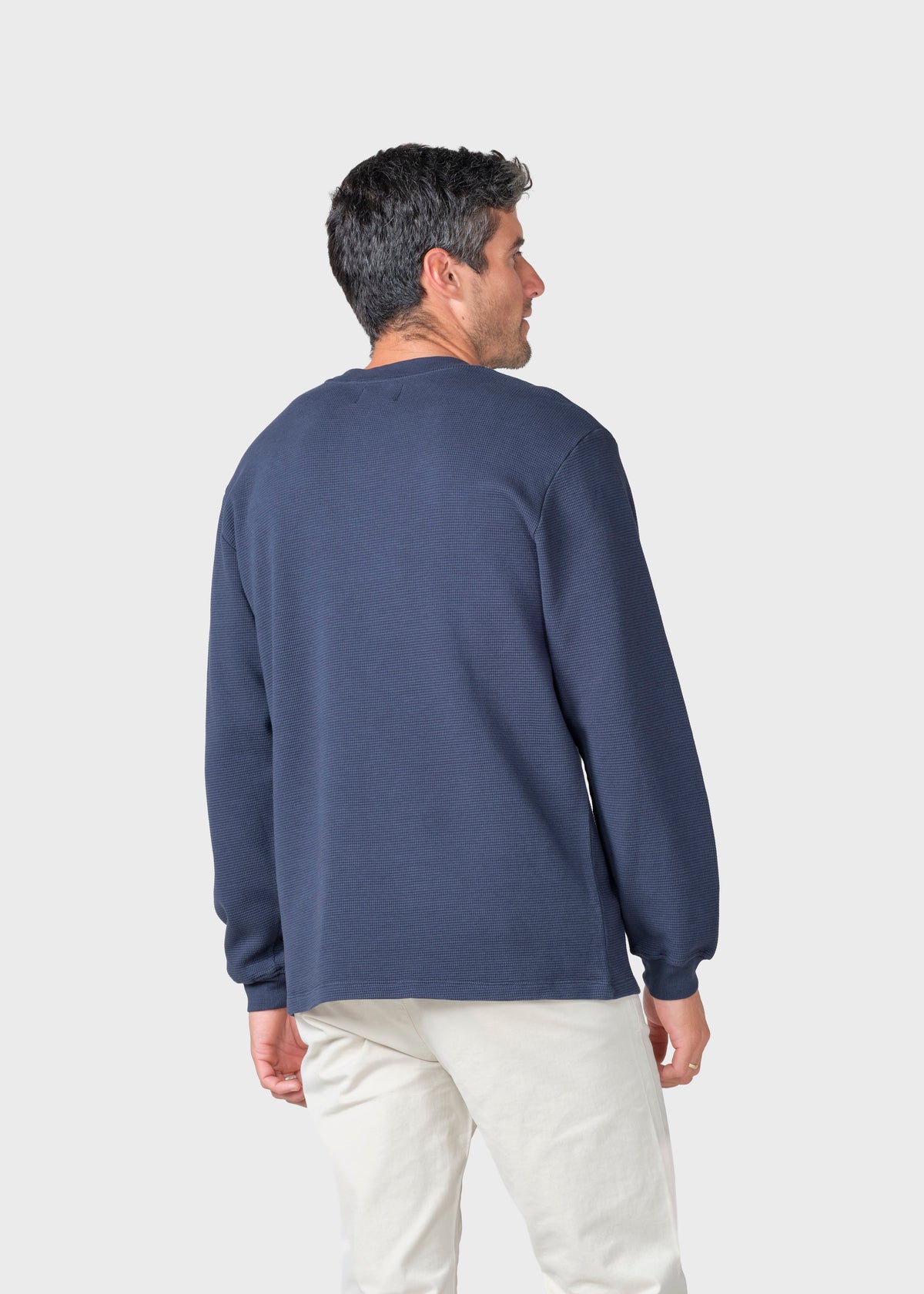 Klitmøller Collective ApS Hudson LS tee OCS Sweatshirts Navy