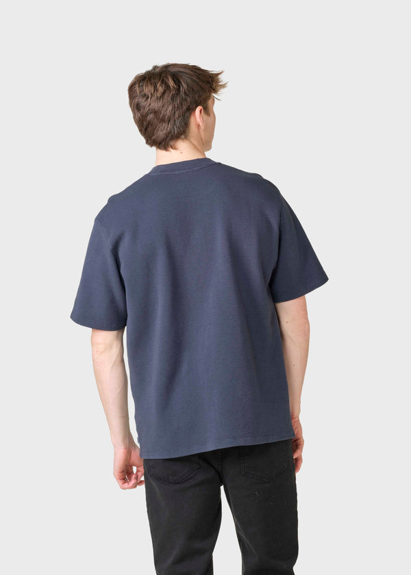 Klitmøller Collective ApS Hudson tee  T-Shirts Navy