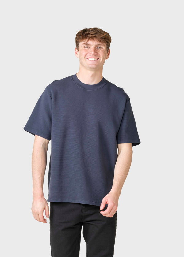 Klitmøller Collective ApS Hudson tee  T-Shirts Navy