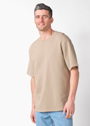 Klitmøller Collective ApS Hudson tee OCS T-Shirts Cashew