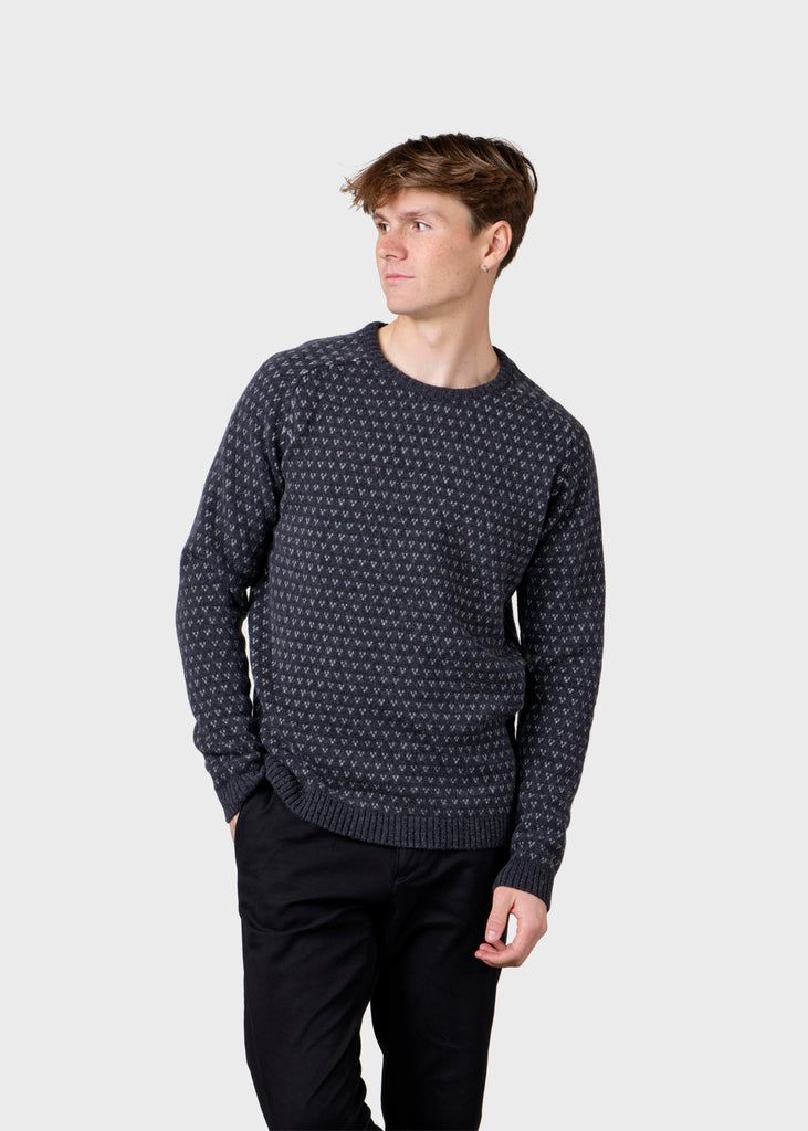 HUGO SMARLO - Pullover - open purple/violet foncé