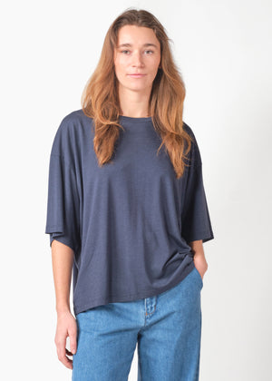 Klitmøller Collective ApS Inga Tee OCS T-Shirts Navy