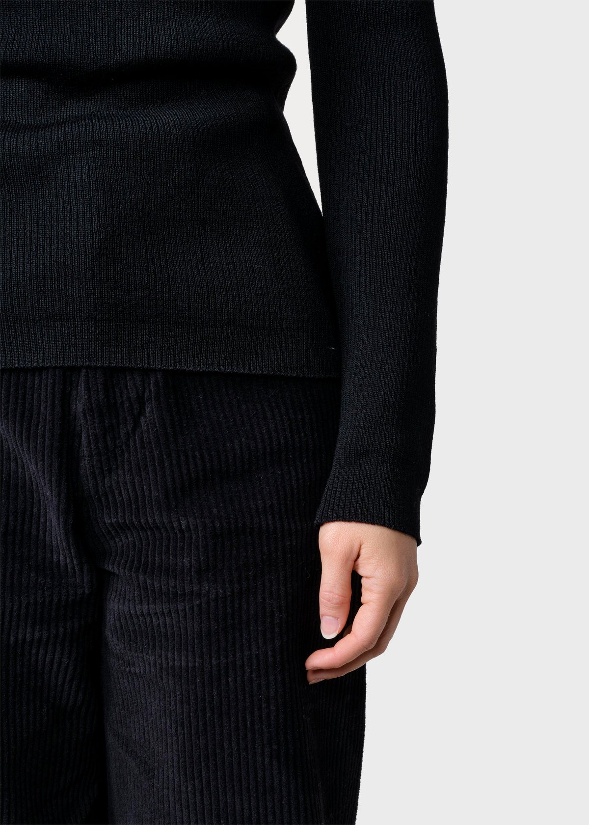 Klitmøller Collective ApS Ingrid knit Knitted sweaters Black