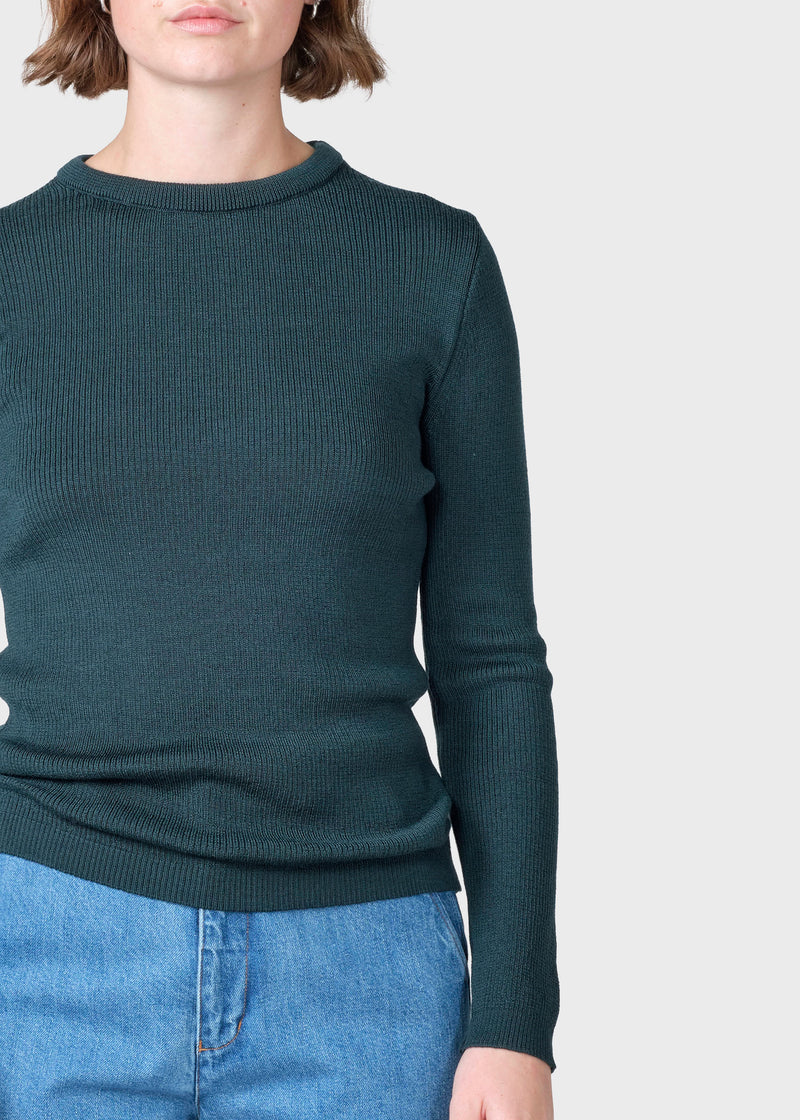 Klitmøller Collective ApS Ingrid knit Knitted sweaters Moss Green