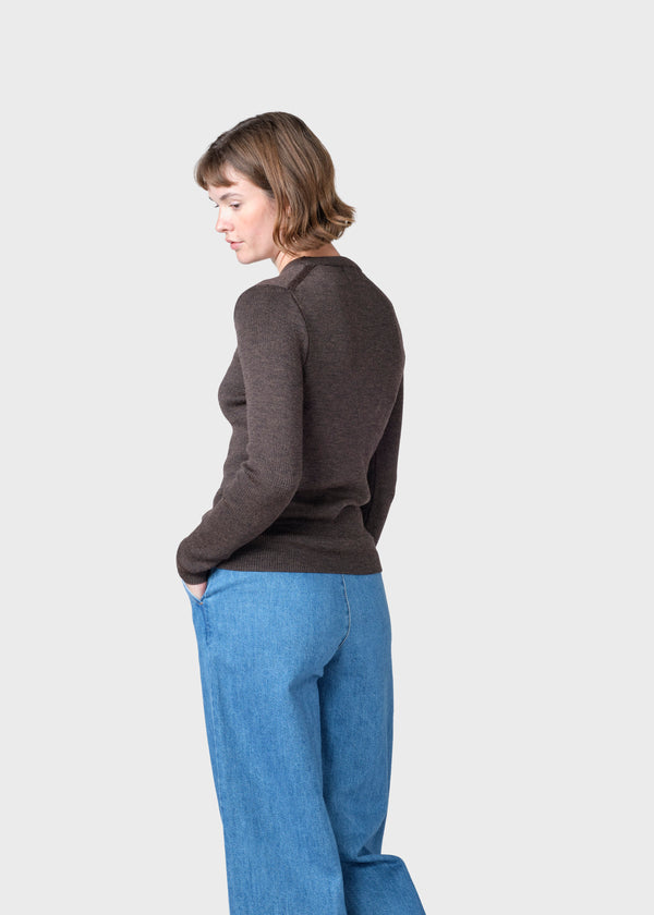 Klitmøller Collective ApS Ingrid knit Knitted sweaters Taupe