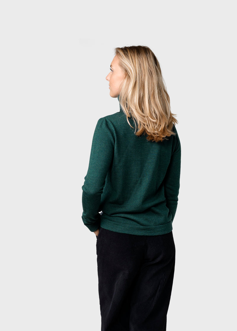 Klitmøller Collective ApS Isabella knit Knitted sweaters Moss Green