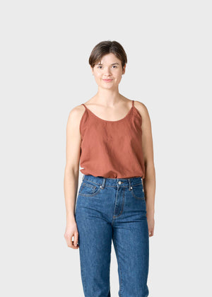 Klitmøller Collective ApS Isabella top T-Shirts Terracotta