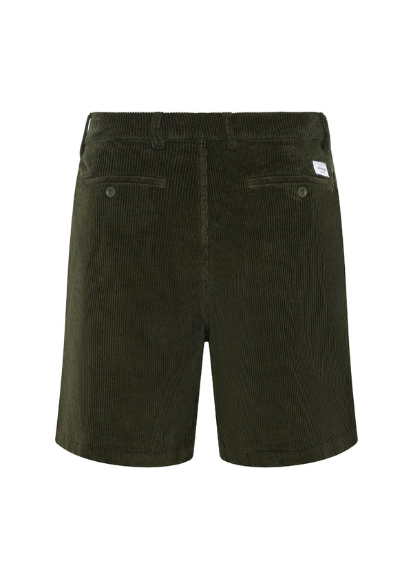 Klitmøller Collective ApS Jarvis cord shorts Walkshorts Olive