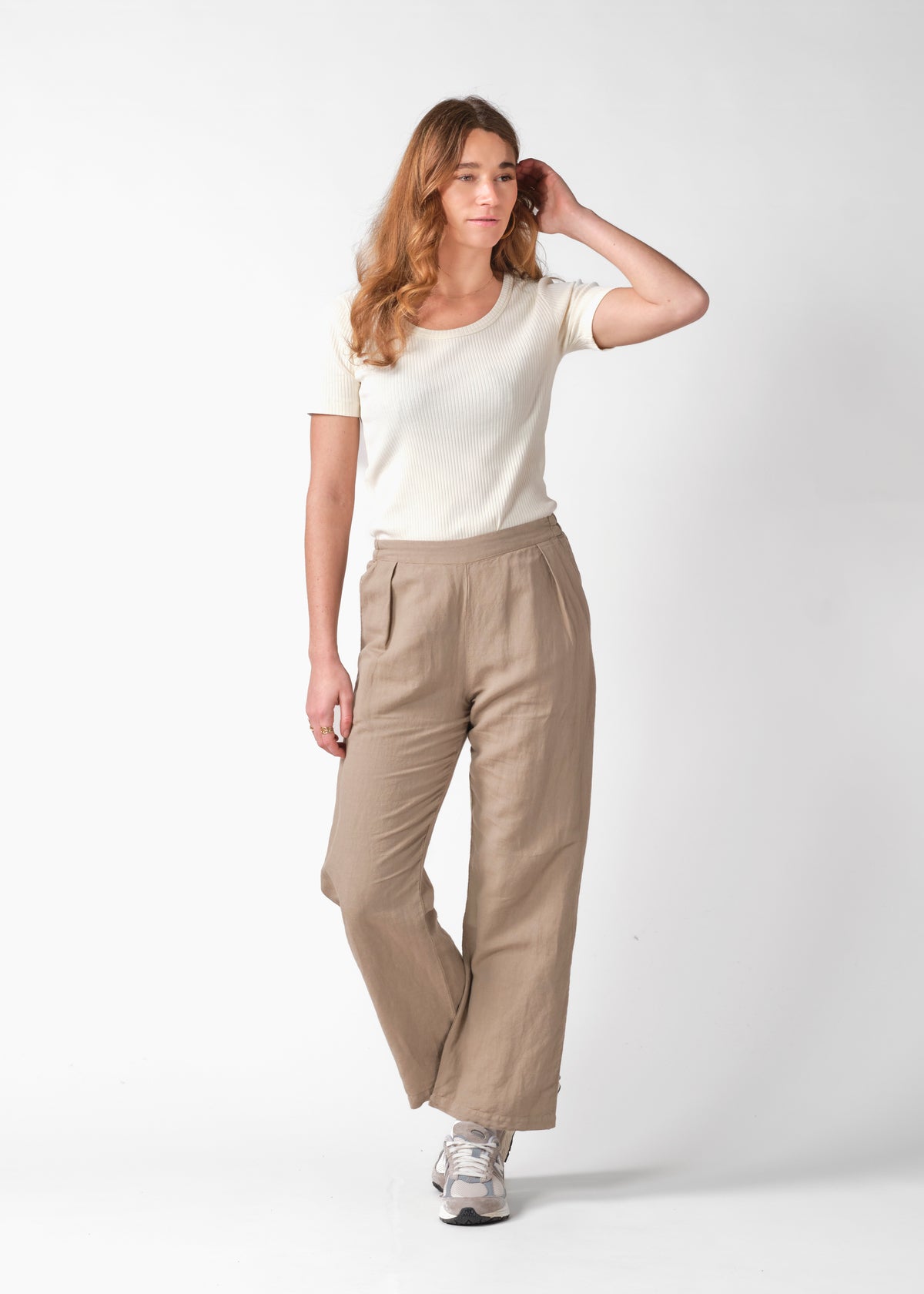 Klitmøller Collective ApS Jen pant OCS Pants Cashew