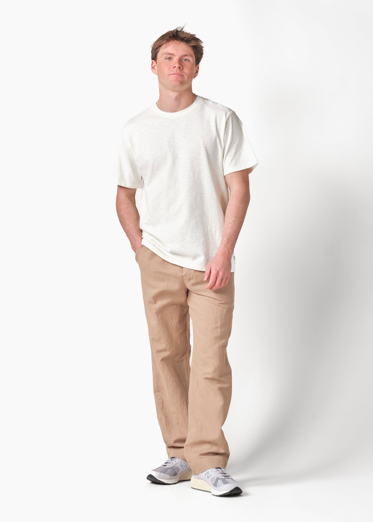 Klitmøller Collective ApS Jens linen pants OCS Pants Cashew