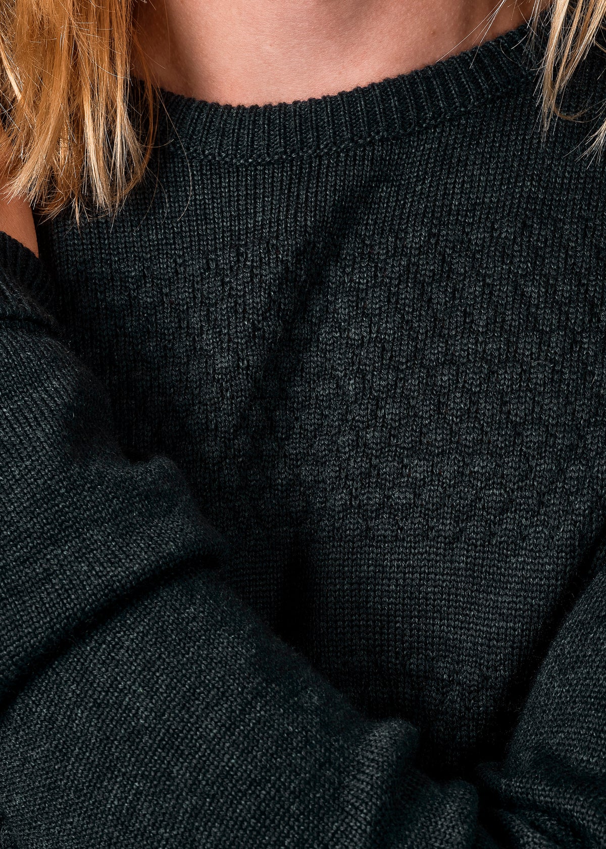 Klitmøller Collective ApS Johan knit Knitted sweaters Olive