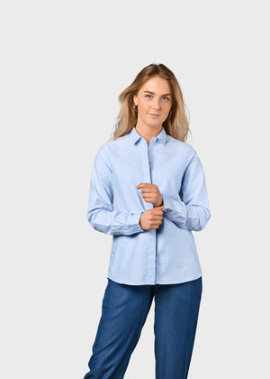 Klitmøller Collective ApS Julie shirt Shirts Blue melange